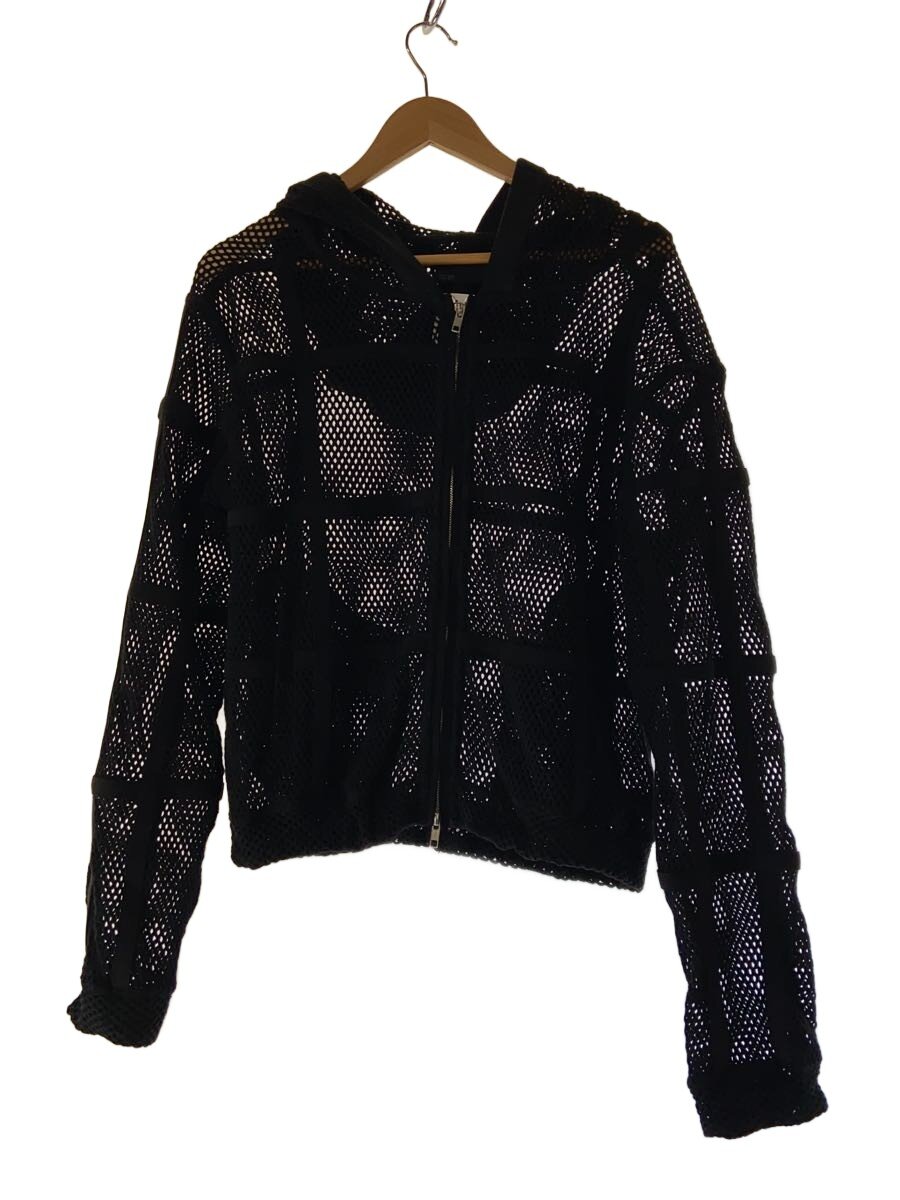 【中古】FILTH/PRISONER MESH ZIP UP HOODIE/2/綿織物/BLK//【メンズウェア】