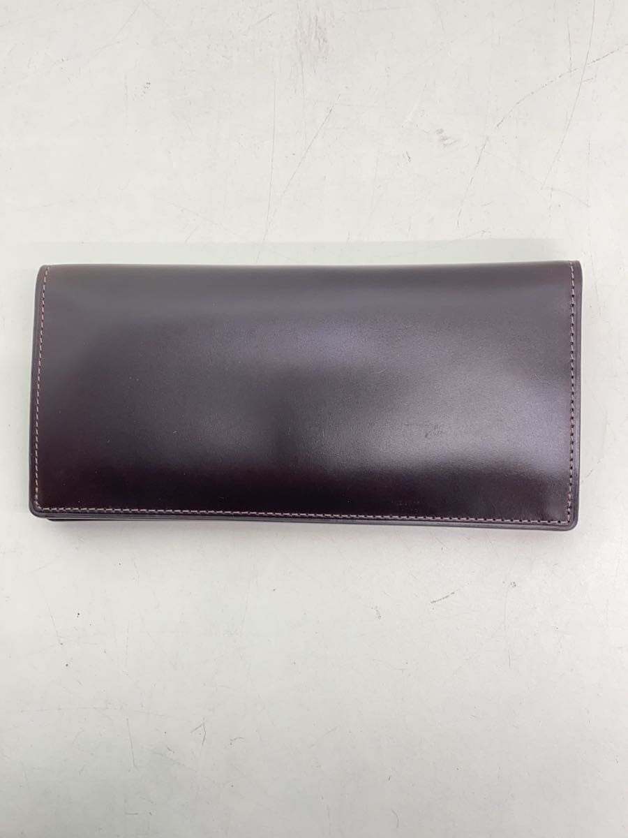 【中古】土屋鞄◆長紙入れ/なめし革/BRW/無地/メンズ【服飾雑貨他】