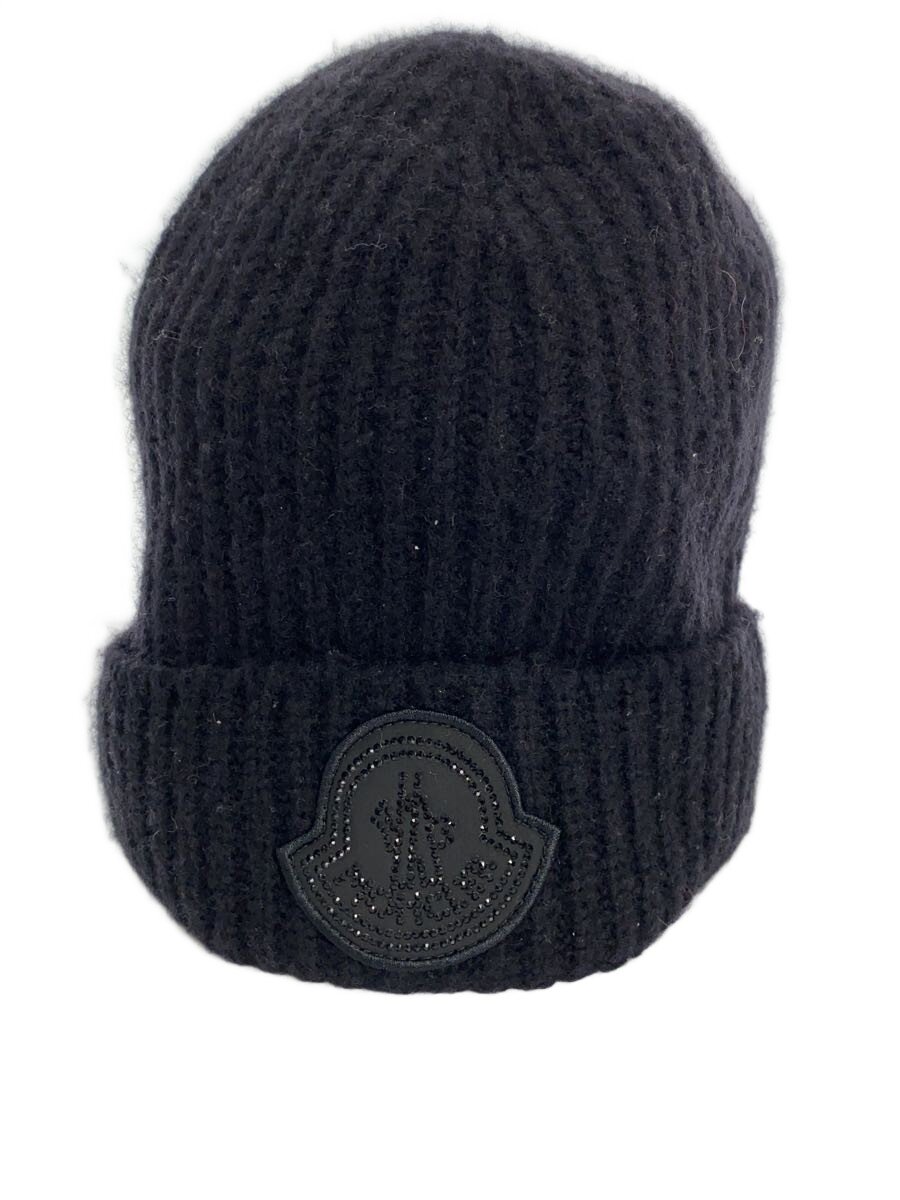 【中古】MONCLER◆ニットキャップ/--/ウール/BLK/メンズ/I20933B00035 M2739//【服飾雑貨他】｜2ｎｄ STREET 店