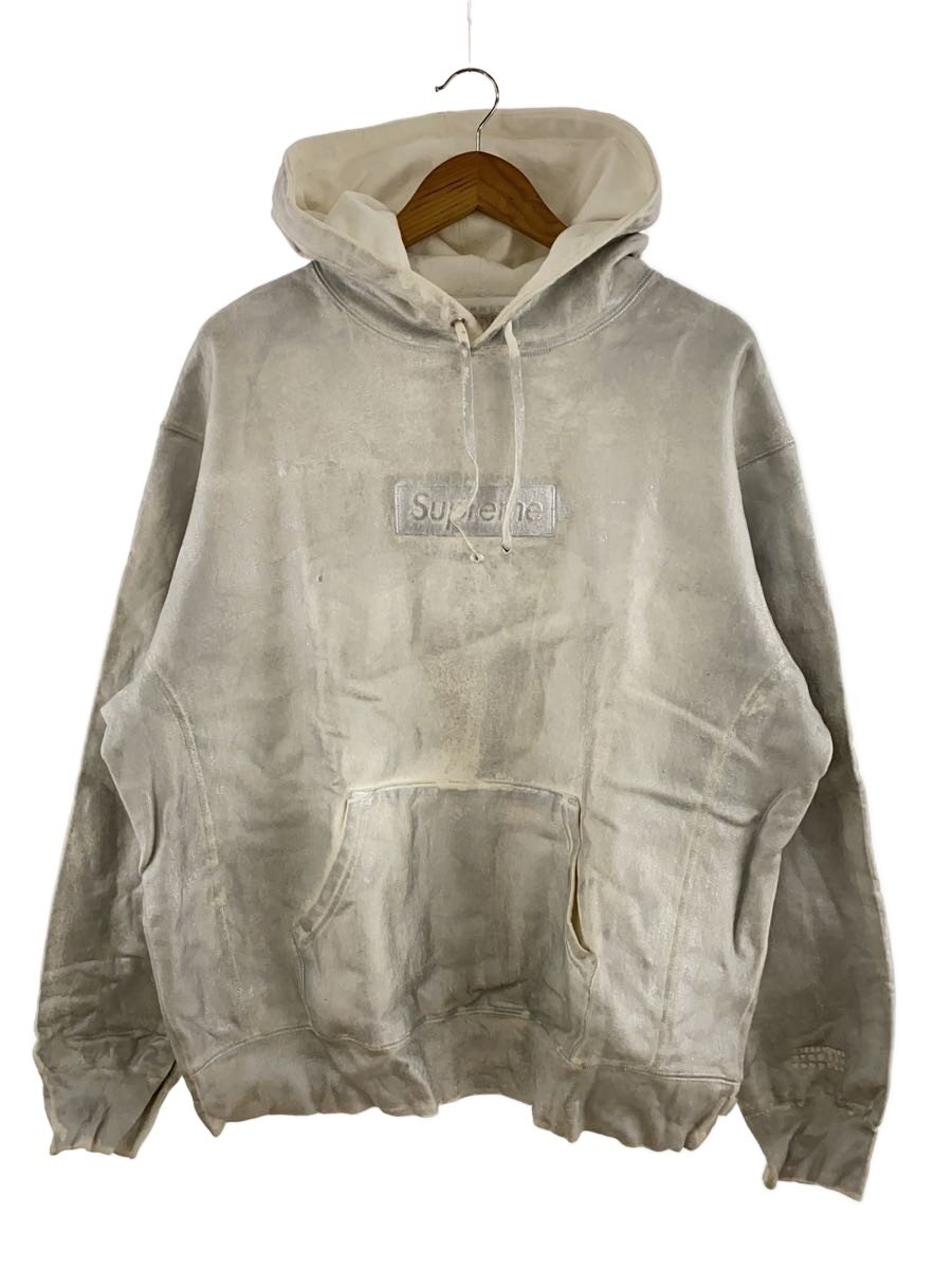 【中古】Supreme◆24SS/MM6 Foil Box Logo Hooded/M/コットン/WHT/? NULL ?【メンズウェア】｜2ｎｄ STREET 店