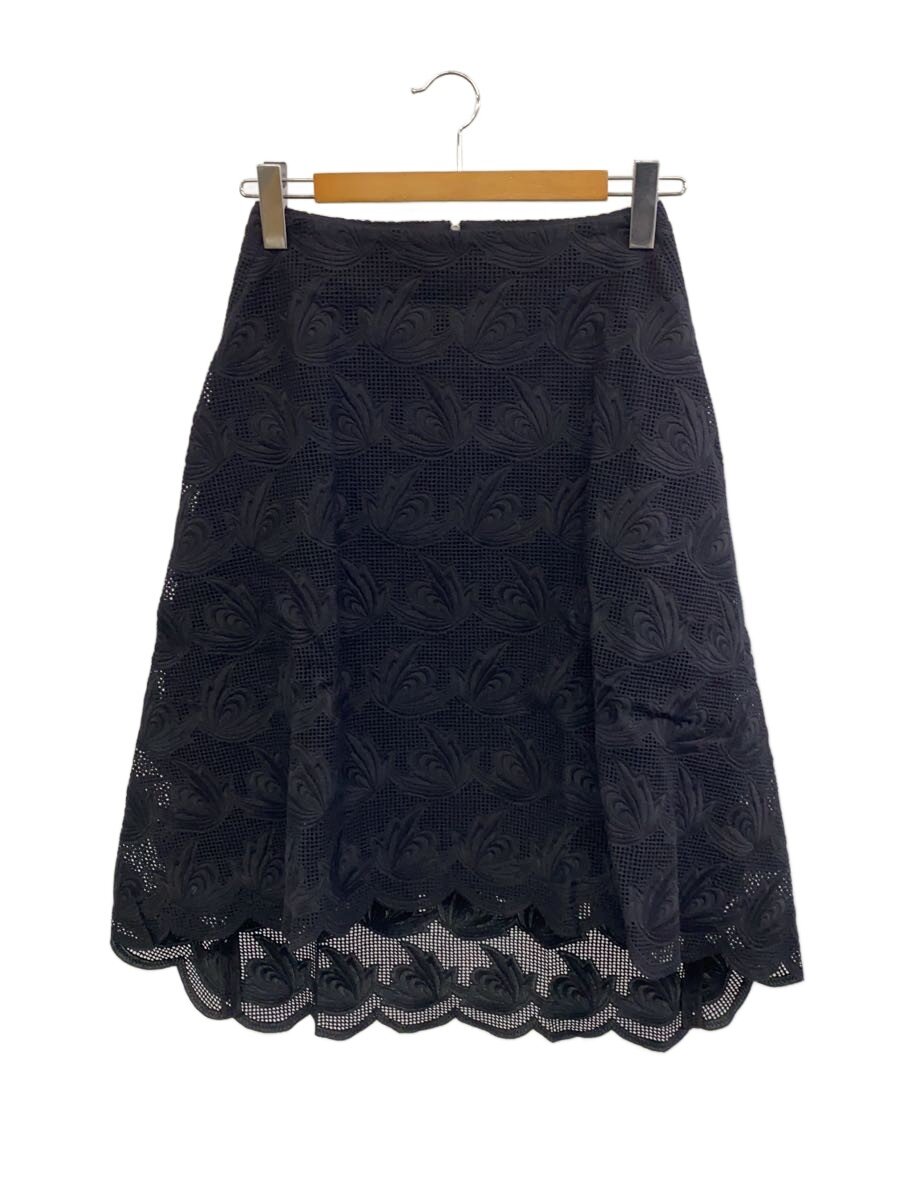 【中古】DRAWER◆ロングスコート/36/綿織物/BLK/6524-299-1194【レディース御召しもの】