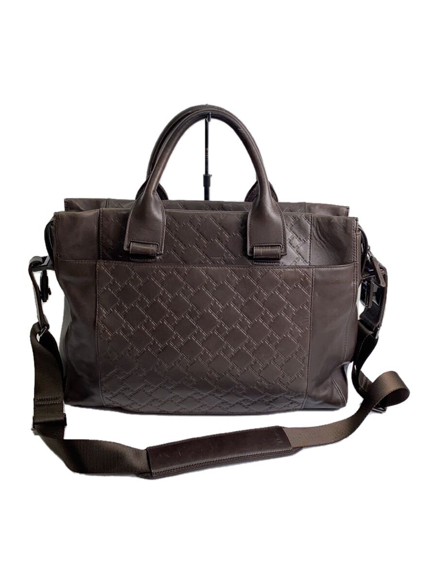 【中古】TUMI◆トートバッグ/なめし革/BRW【御徒面子】