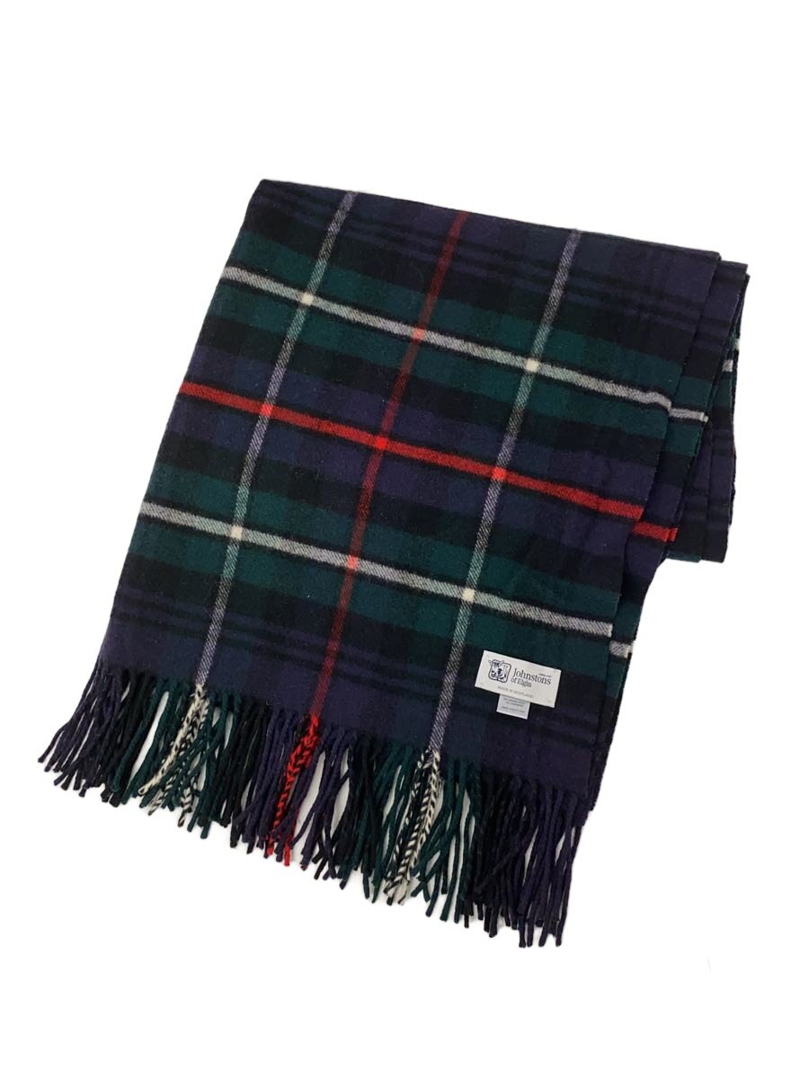 【中古】Johnston’s Of Elgin◆大判袈裟/羊毛/マルチ色つや/照合のしるし/レディース【服飾雑貨他】