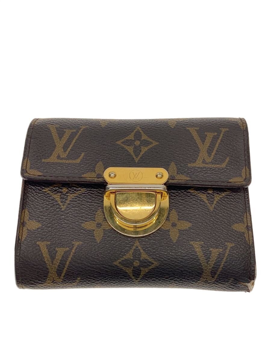 【中古】LOUIS VUITTON◆ポルト・フォイユ・コアラ_モノグラム・キャンバス/PVC/BRW/レディース【服飾雑貨他】｜2ｎｄ STREET 店