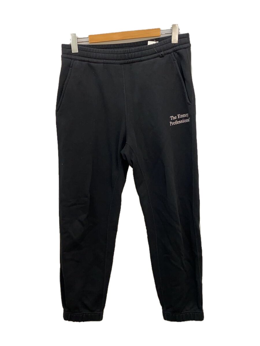 【中古】ENNOY◆下つ方/L/綿織物/BLK/AW20BRENPT01NTL/20AW/理髪師私物/ロゴタイプ刺しゅう流汗【メンズウェア】