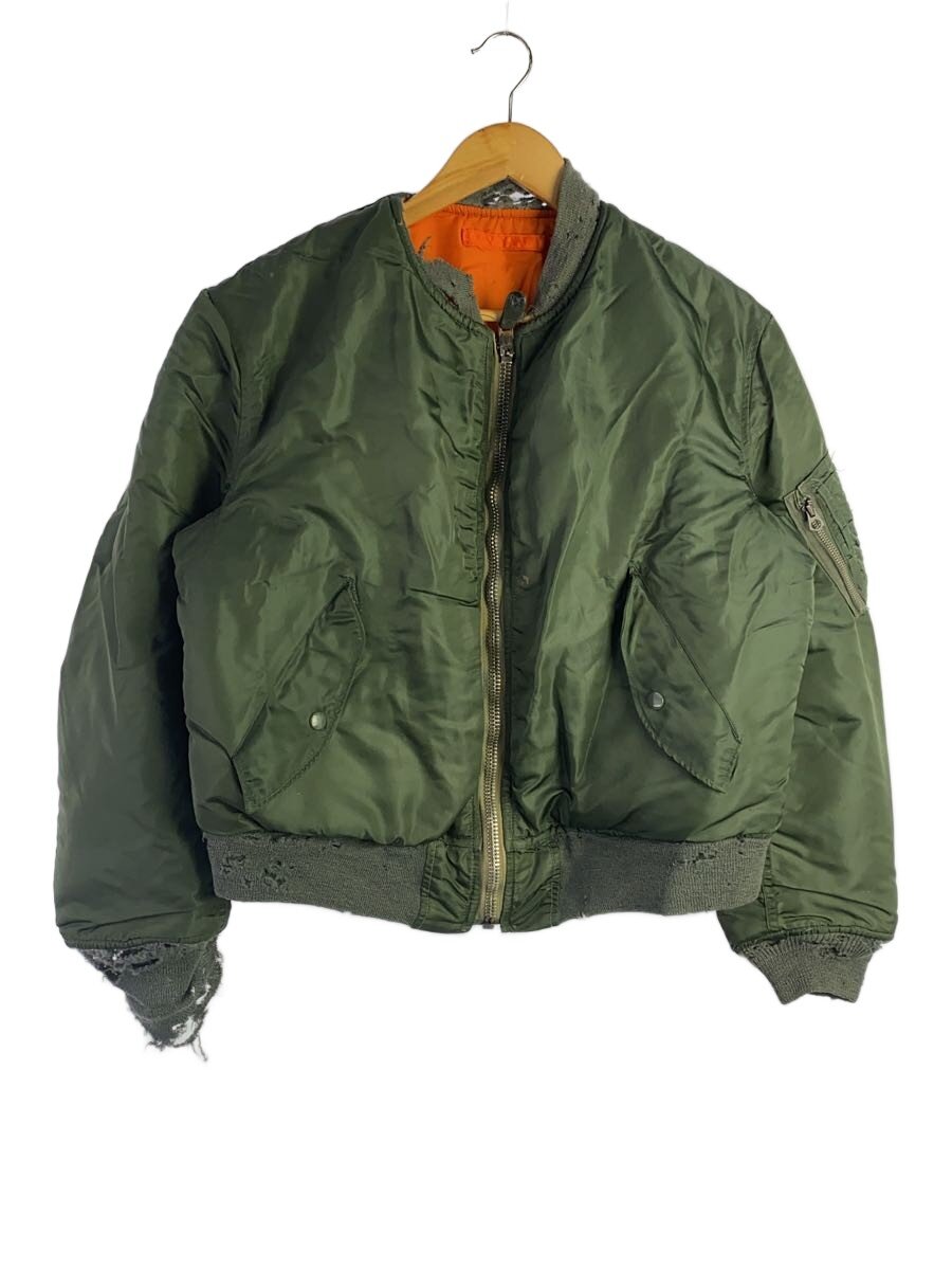 【中古】U.S.AIR FORCE◆70s/MA-1/ALPHA社製/SCOVILL ZIP/フライトジャケット/L/KHK/無地【メンズウェア】｜2ｎｄ STREET 店 29,029円