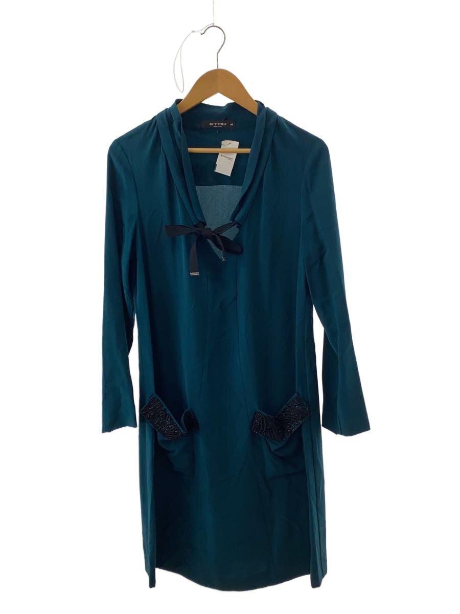 【中古】ETRO◆長袖衣装/44/地絹/緑であること/152-17952-5156【レディース御召しもの】