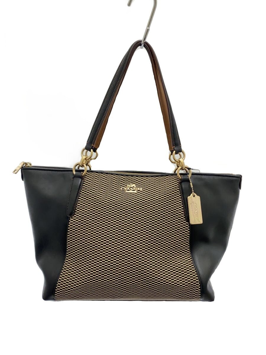 【中古】COACH◆トートバッグ/なめし革/F1757-F57246【御徒面子】
