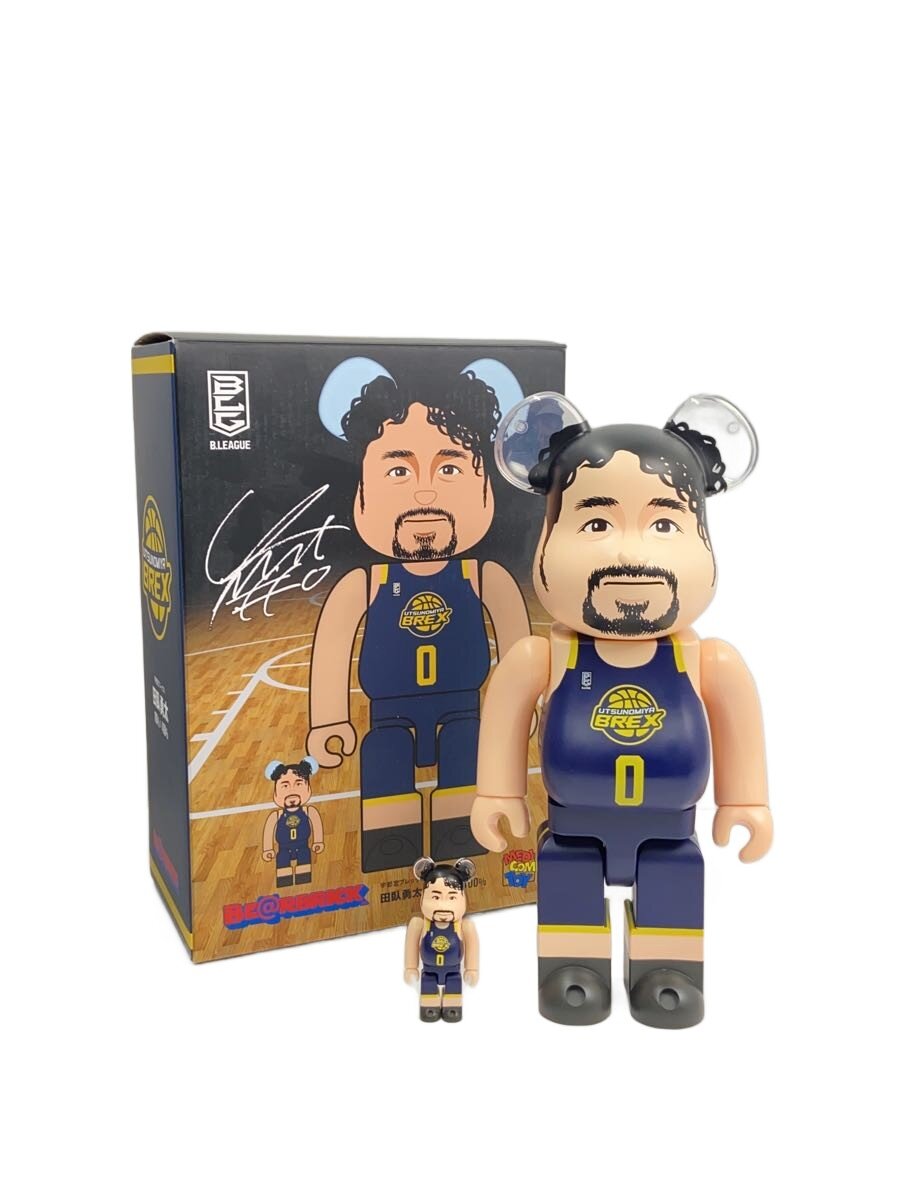 【中古】MEDICOM TOY◆田臥勇太/ベアブリック/400％&100％/宇都宮ブレックス/フィギュア【ホビー】