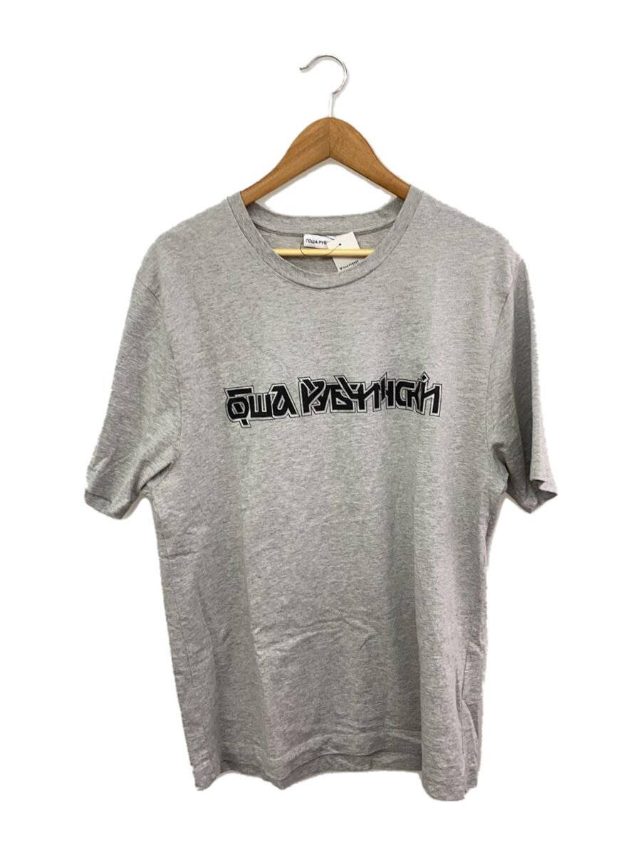 【中古】Gosha Rubchinskiy◆18SS/LogoT-Shirt/プルオーバー/L/綿織物/GRY/G012-T001//【メンズウェア】