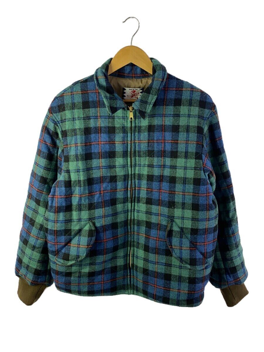 【中古】SON OF THE CHEESE◆ダウンジャケット/M/ウール/グリーン/チェック/SC2320-JK05//【メンズウェア】|2nd STREET 店