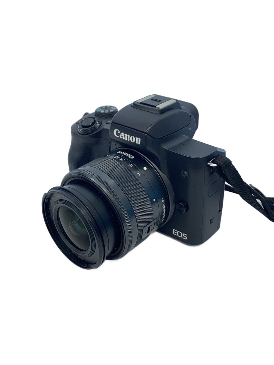 【中古】CANON◆デジタル一眼写真機 EOS Kiss M 上半身 [黒いこと]【写真機】