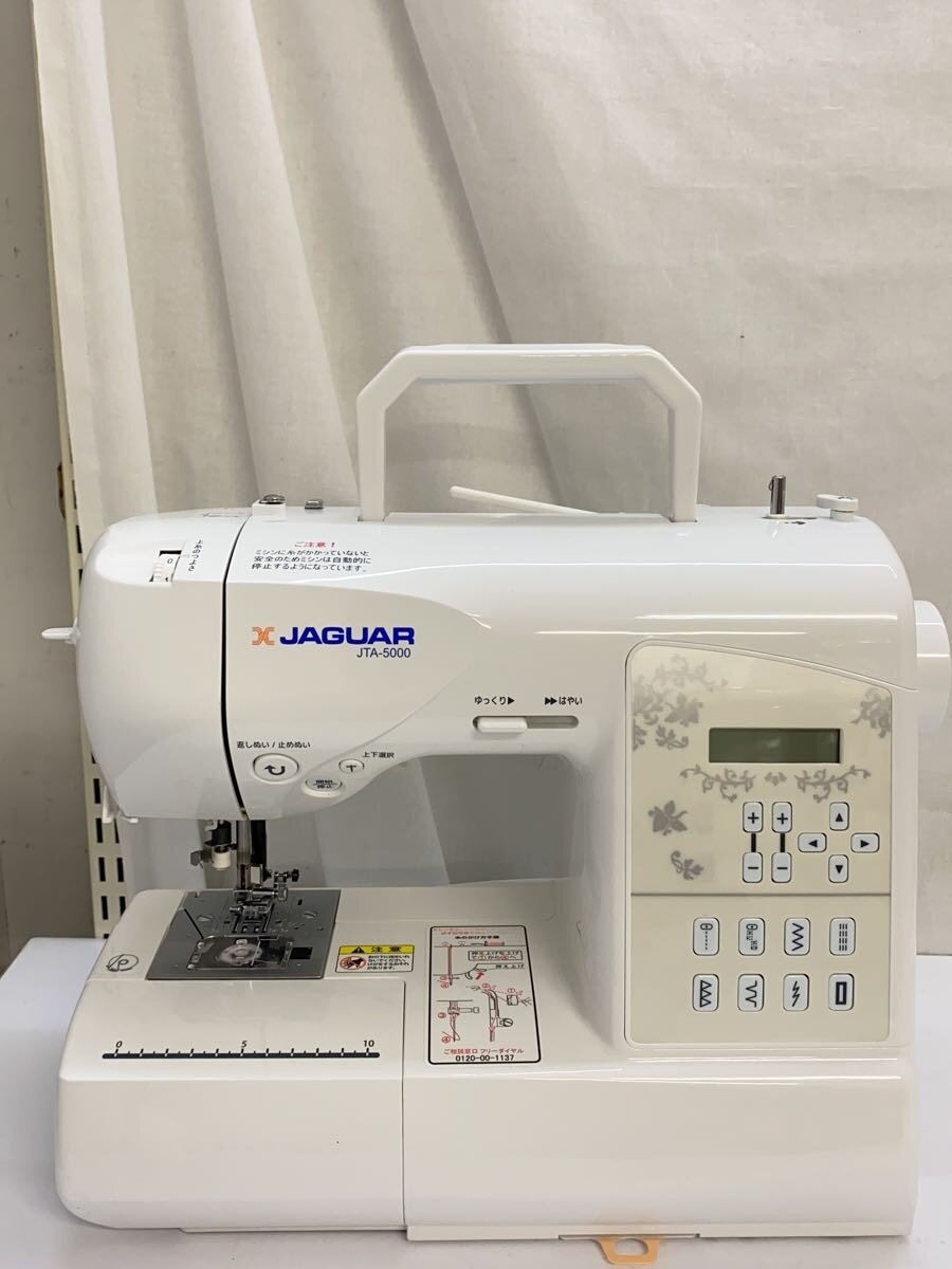 【中古】JAGUAR◆ミシン JTA-5000W【家電・ビジュアル・オーディオ】