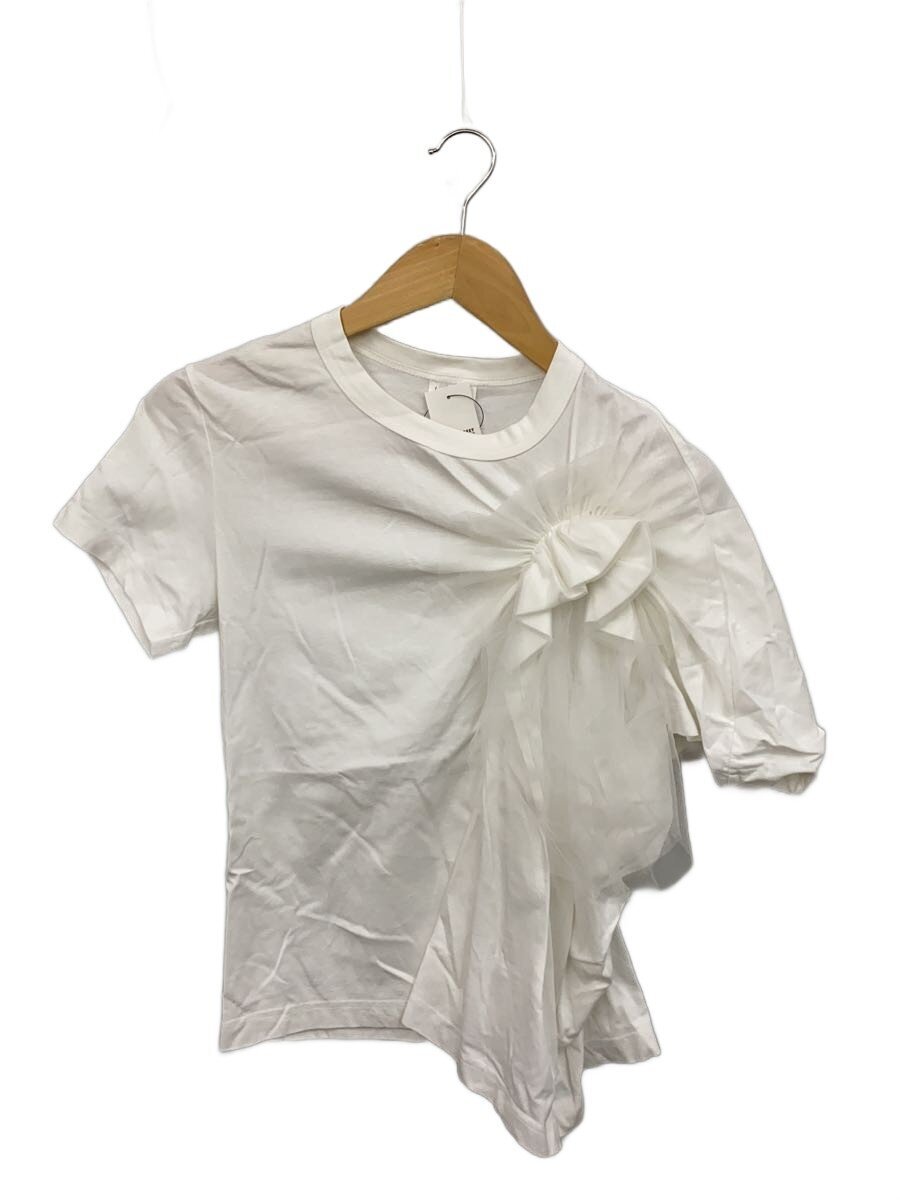 【中古】noir kei ninomiya◆半袖カットソー/XS/綿織物/WHT/3K-T016//【レディース御召しもの】