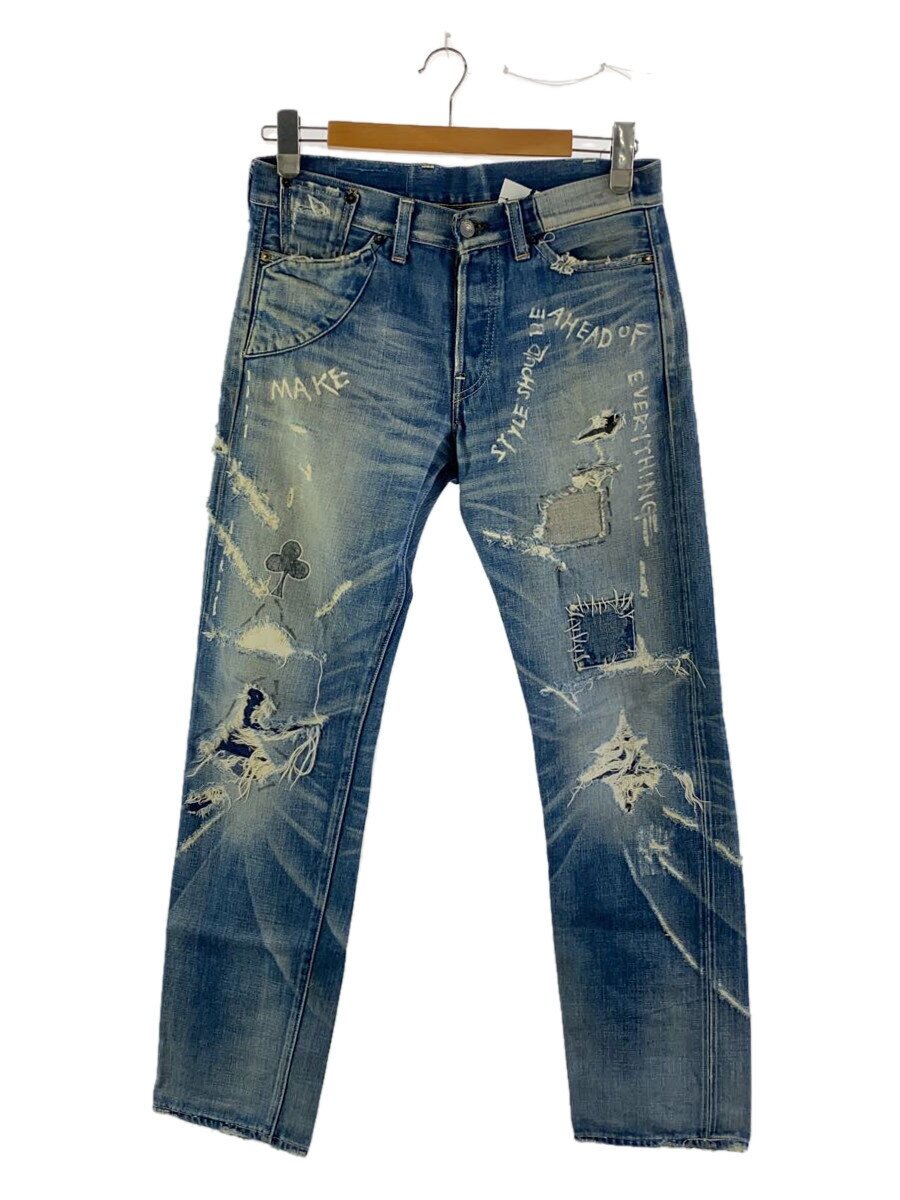 【中古】Levi’s Vintage Clothing◆エクストリームカスタマイズド/引っ切り無いズボン下/31/ジーンズ/IDG【メンズウェア】
