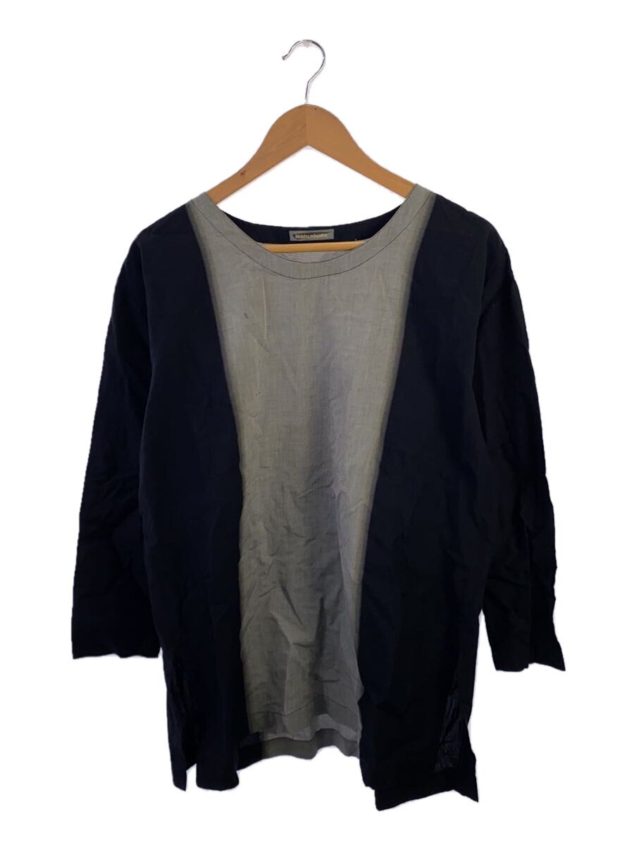 【中古】ISSEY MIYAKE◆長袖カットソー/M/綿織物/GRY/JG14077/筆下げ札/80s【レディース御召しもの】