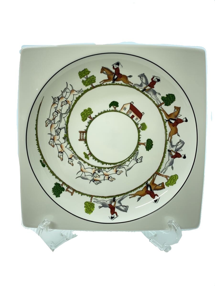 【中古】WEDGWOOD◆スクエアプレート/HUNTING SCENES//【キッチン用品】｜2ｎｄ STREET 店