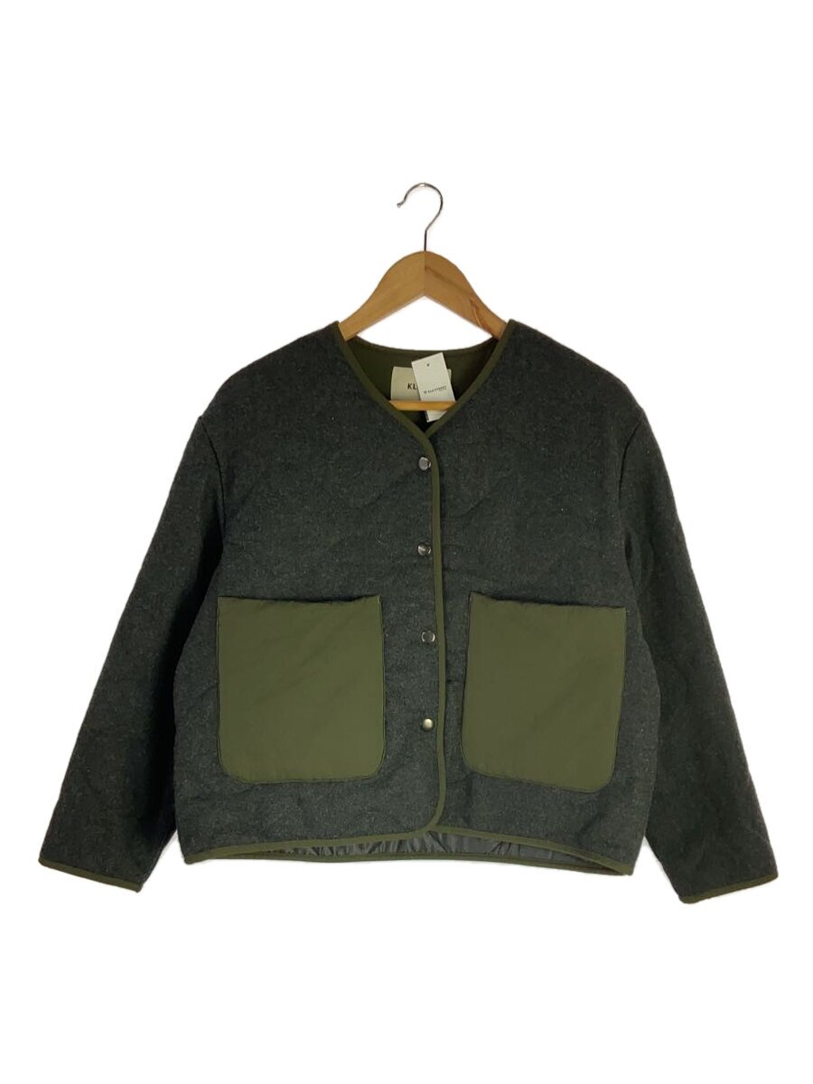 【中古】KLOKE◆キルティング上衣/--/--/KHK/無地//【レディース御召しもの】