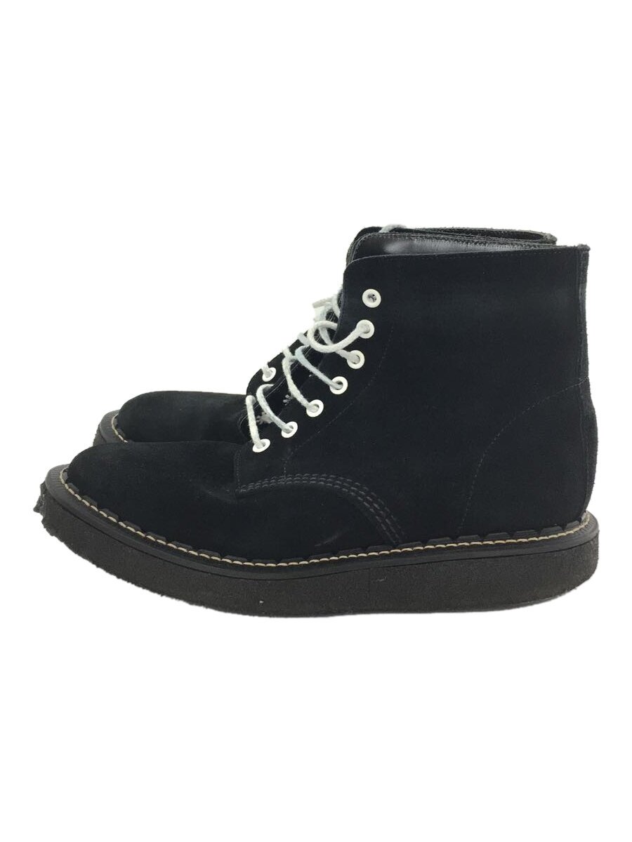 【中古】GEORGE COX◆レースアップブーツ/UK7/BLK/スウェード/15100/VICTIM別注//【シューズ】
