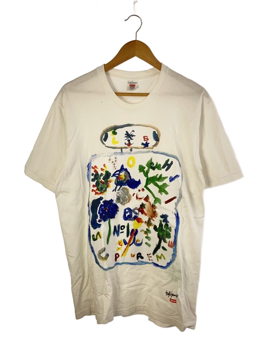【中古】Supreme◆プルオーバー/L/綿織物/WHT【メンズウェア】