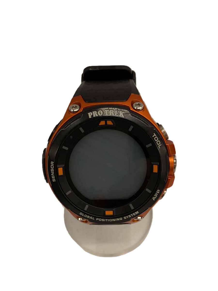 【中古】CASIO◆PRO TREK Smart WSD-F20 オレンジ色【WearOS】//【服飾雑貨他】