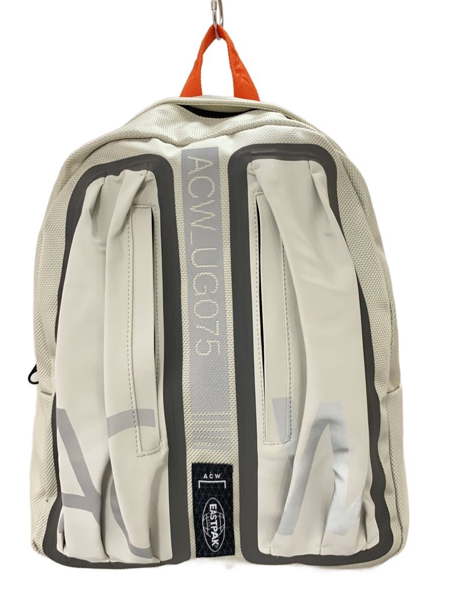 【中古】EASTPAK◆ACWxEP LARGE BACKPACK/背嚢/--/WHT/無地/EK0A5BE11A5//【御徒面子】