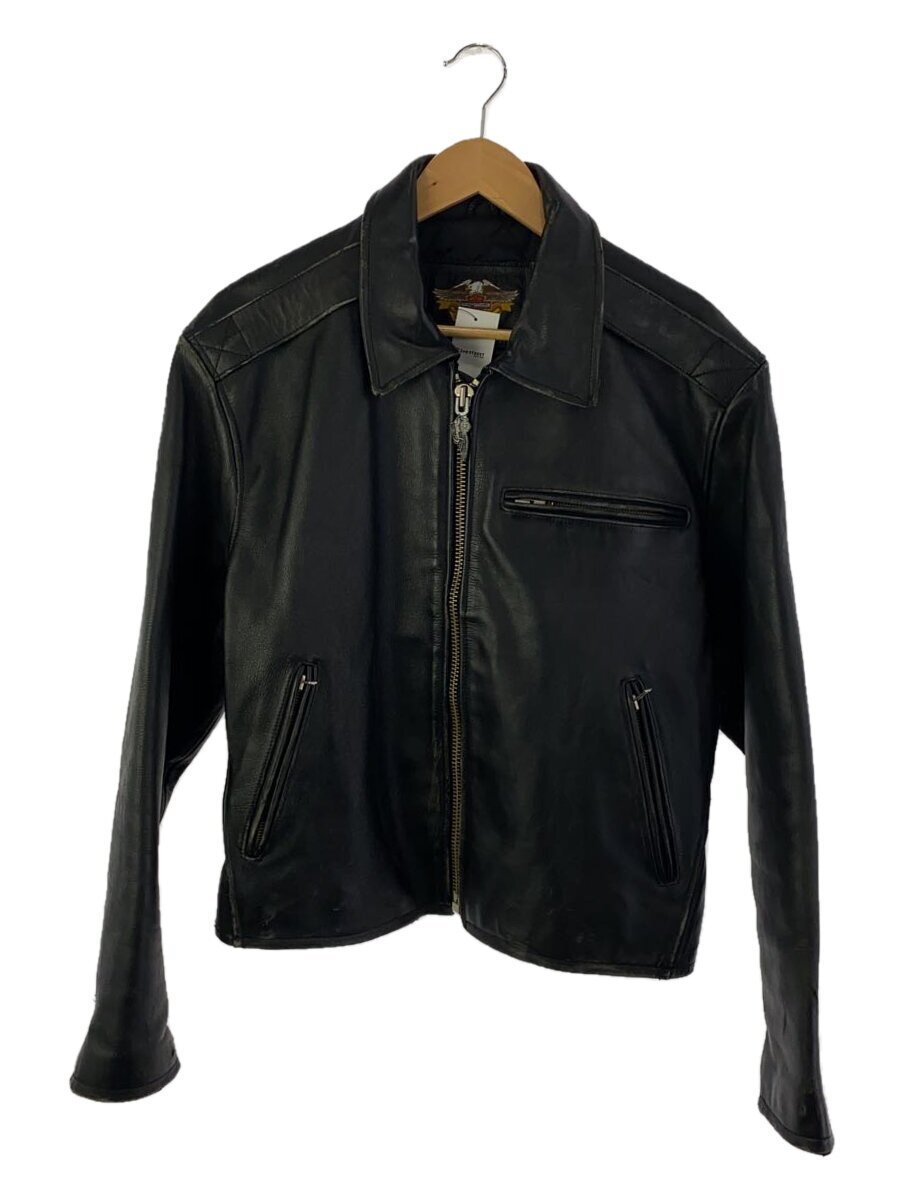 中古】HARLEY DAVIDSON◇レザージャケット・ブルゾン/HDC製/90s/M/牛革