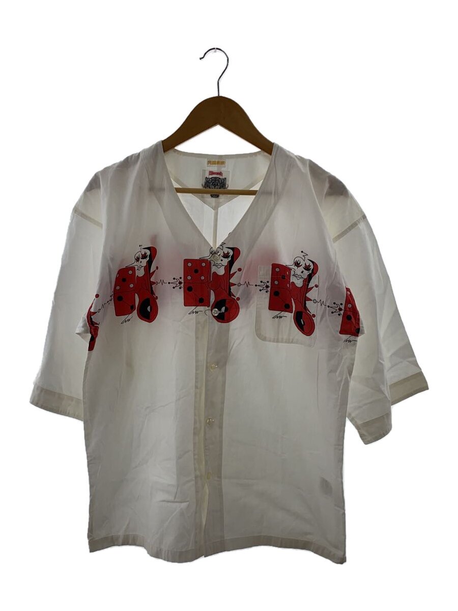 【中古】WACKO MARIA◆天国東京/21ss/半袖シャツ/S/コットン/WHT【メンズウェア】｜2ｎｄ STREET 店