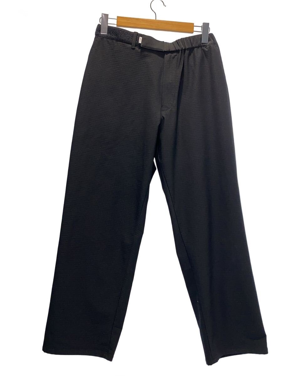 【中古】Graphpaper◆Ripple Jersey Slim Waisted Wide Tapered Chef Pants/BLK【メンズウェア】