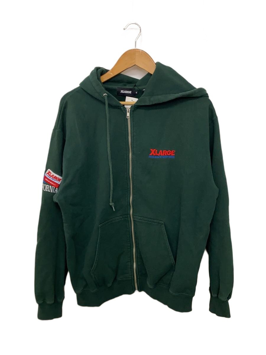【中古】X-LARGE◆ジップパーカー/M/コットン/GRN/101241012004//【メンズウェア】｜2ｎｄ STREET 店