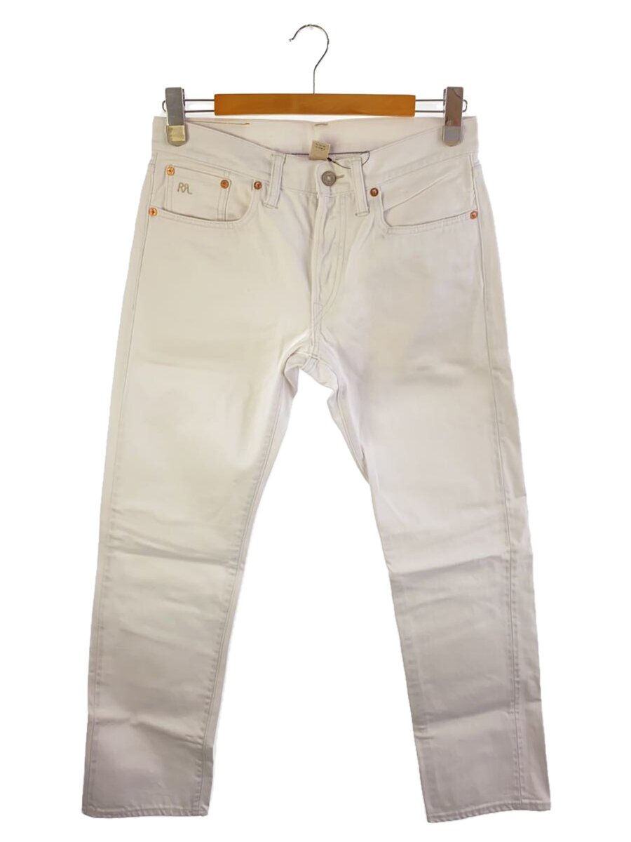 【中古】RRL◆引っ切り無いズボン下/30/綿織物/WHT/無地//【メンズウェア】
