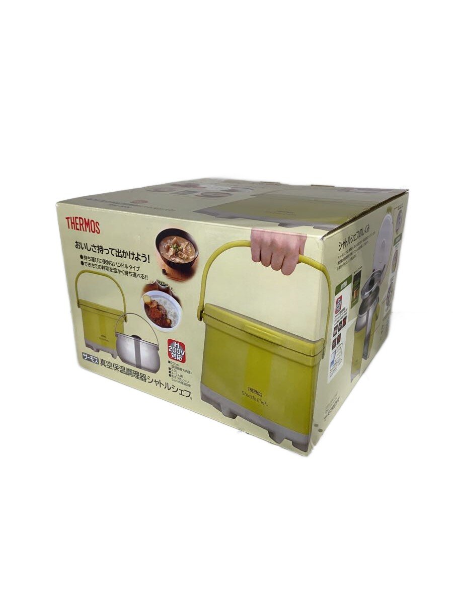 【中古】THERMOS◆未使用/真空保温調理器/シャトルシェフ/GRN/RPE-3000【キッチン用品】