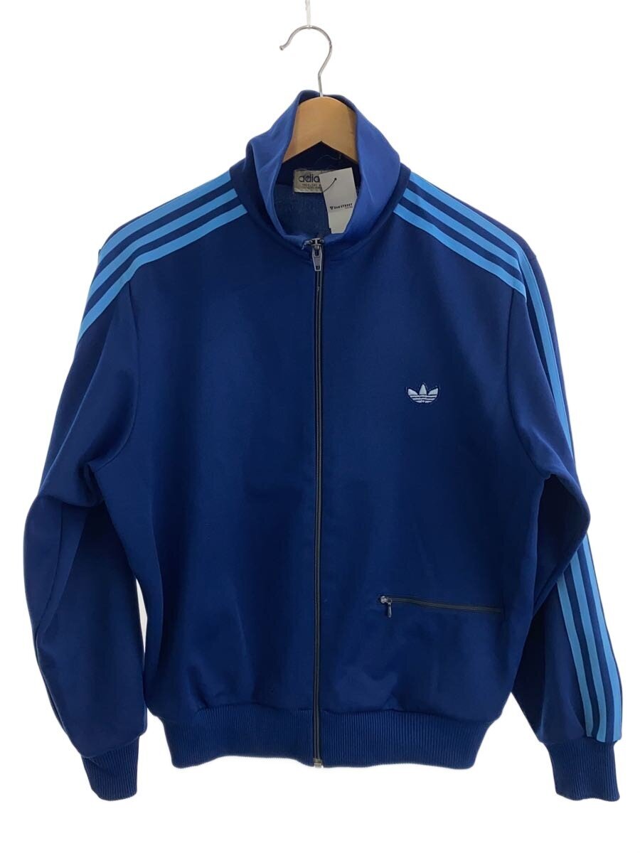 【中古】adidas◆プルオーバー/M/ポリエステル/BLU/ADA-06F【メンズウェア】