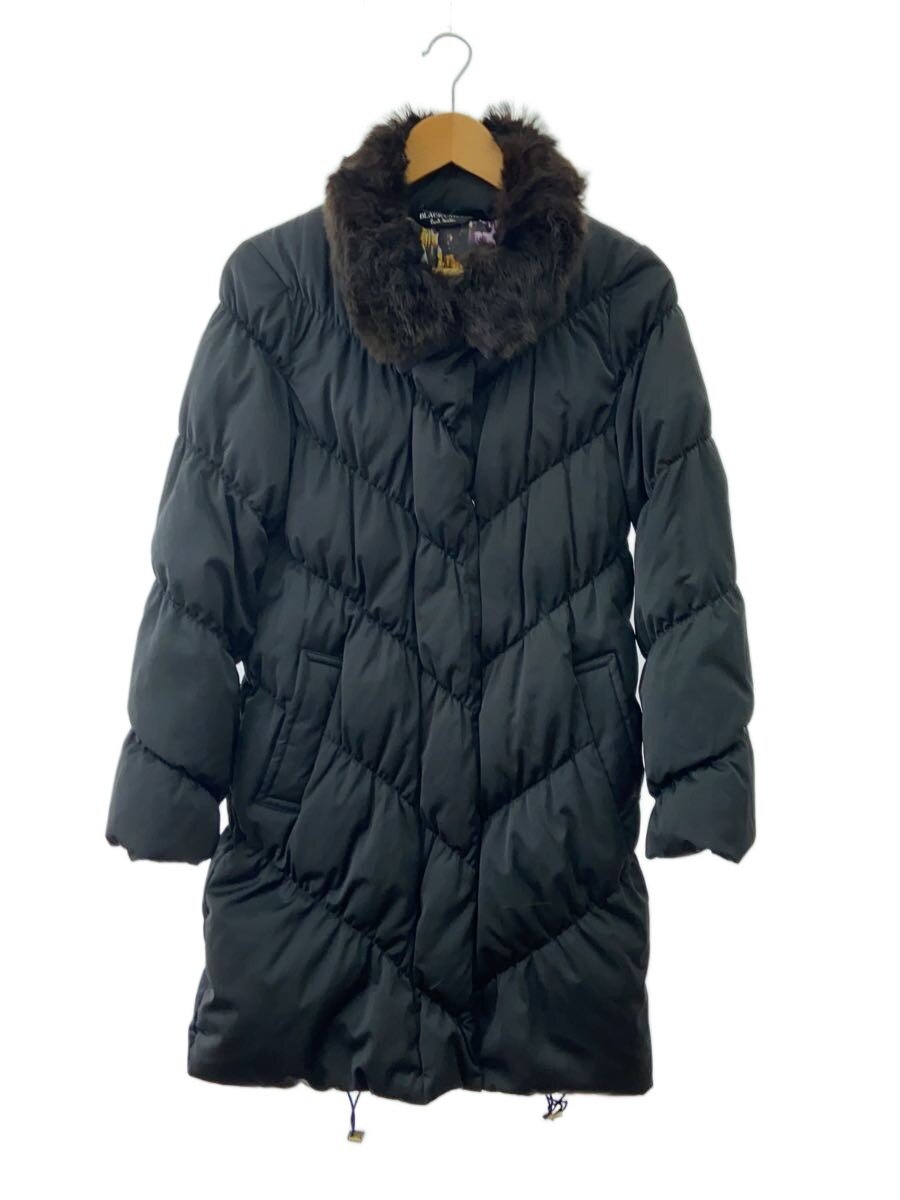 【中古】Paul Smith Black Label◆厚地の外套/40/ポリエステル/BLK【レディース御召しもの】