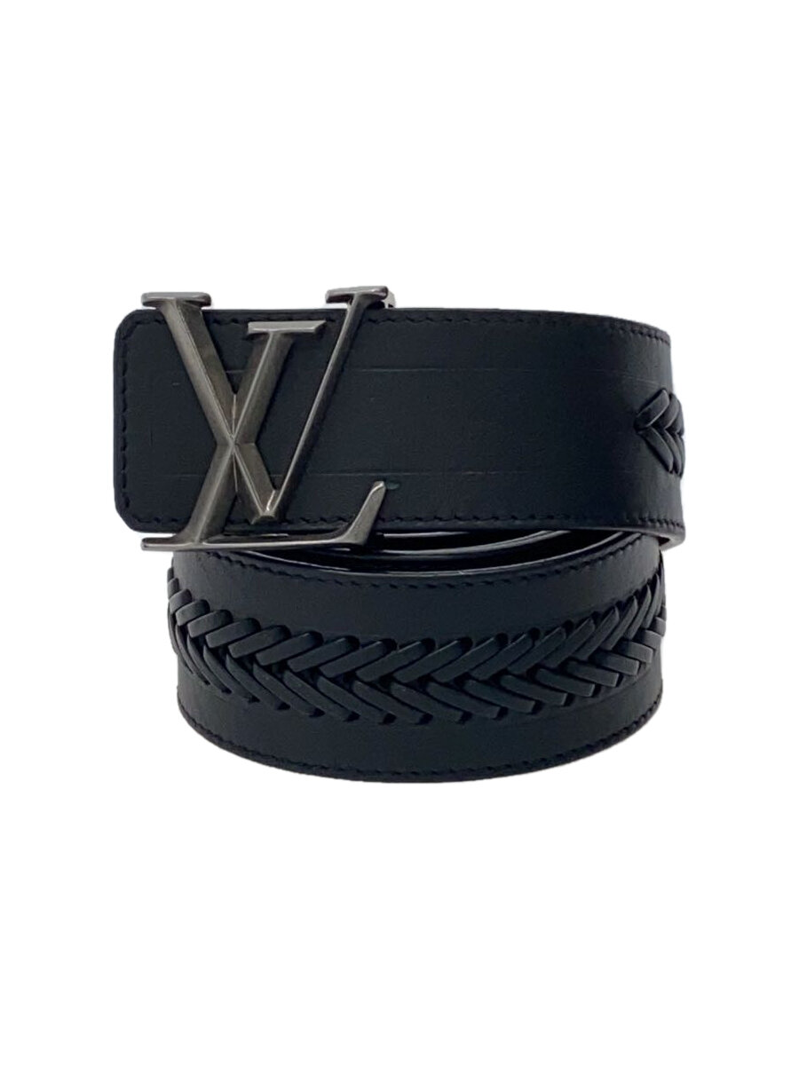 【中古】LOUIS VUITTON◆サンチュール・LVイニシアル40MMピラミッド_BLK/牛革/BLK/メンズ//【服飾雑貨他】｜2ｎｄ STREET 店