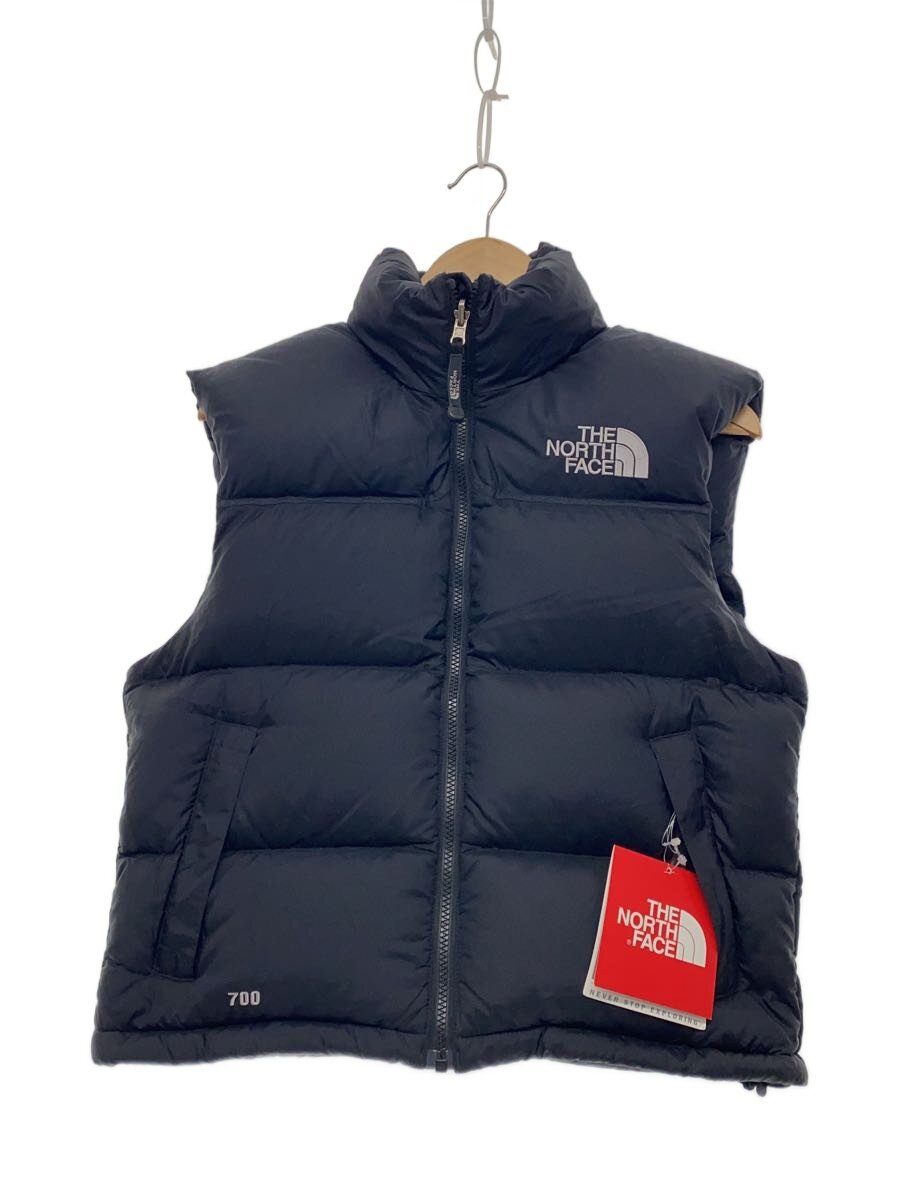 【中古】THE NORTH FACE◆NUPTSE VEST_ヌプシベスト/S/ナイロン/BLK/無地【レディースウェア】|2nd STREET 店