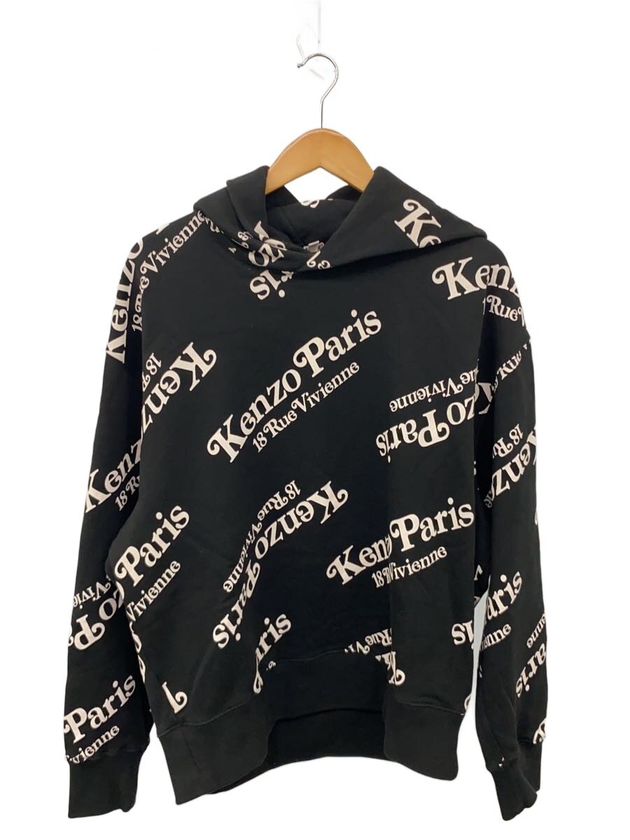 【中古】KENZO◆パーカー/L/綿織物/BLK/FE58SW0074MG【メンズウェア】