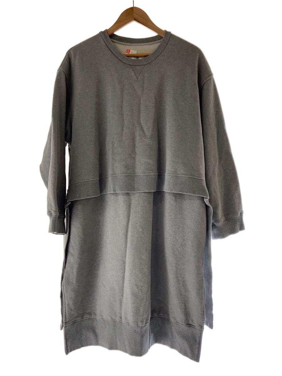 【中古】MM6◆20AW/スウェットワンピース/XS/綿織物/GRY/S32CU0159/※当て嵌める感有【レディースお召しもの】