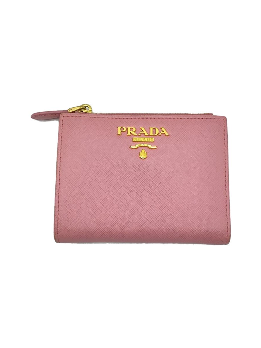 【中古】PRADA◆2つ折り財布/--/PNK/無地/レディース【服飾雑貨他】｜2ｎｄ STREET 店