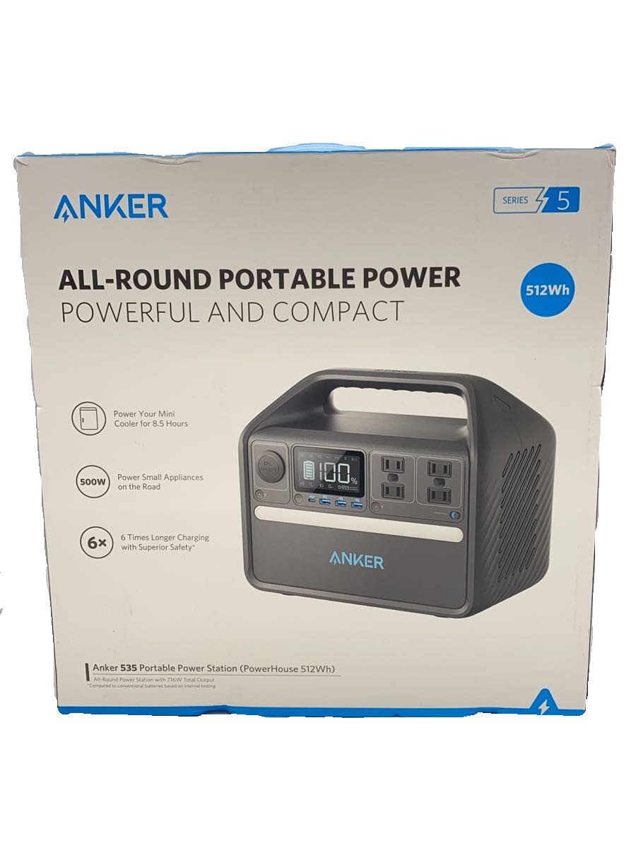 【中古】ANKER◆携帯型ワット数 535 Portable Power Station A1751511【家電・視覚性・オーディオ】