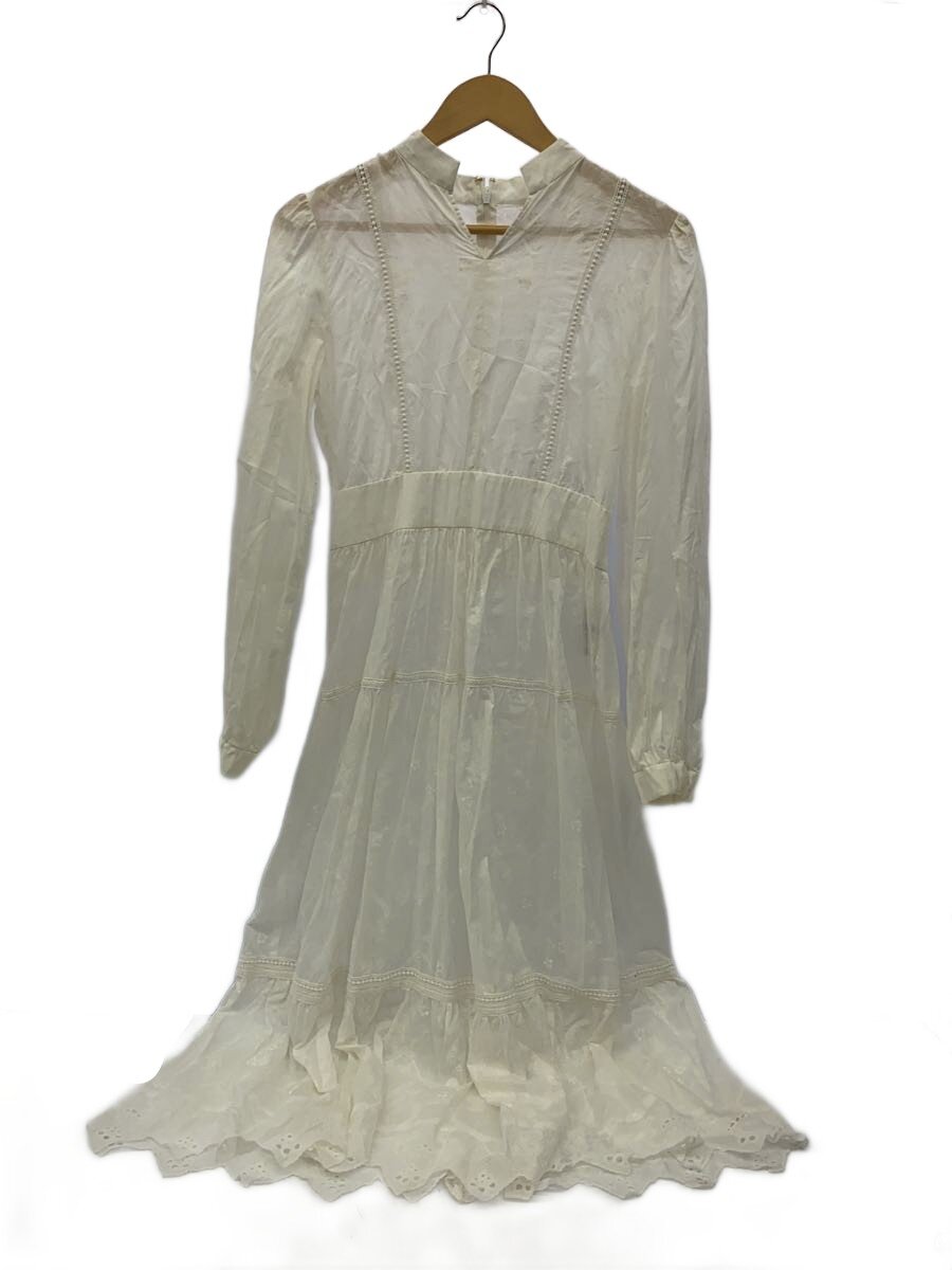 【中古】MUVEIL◆ワンピース/38/コットン/WHT/無地【レディースウェア】|2nd STREET 店