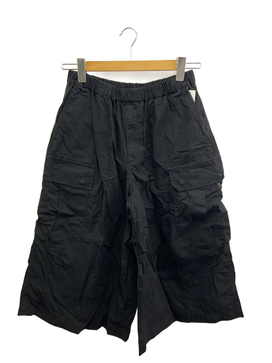 【中古】LAD MUSICIAN◆遊撃手ズボン下/--/綿織物/BLK/無地/2324-504/Cropped Cargo Pants【メンズウェア】