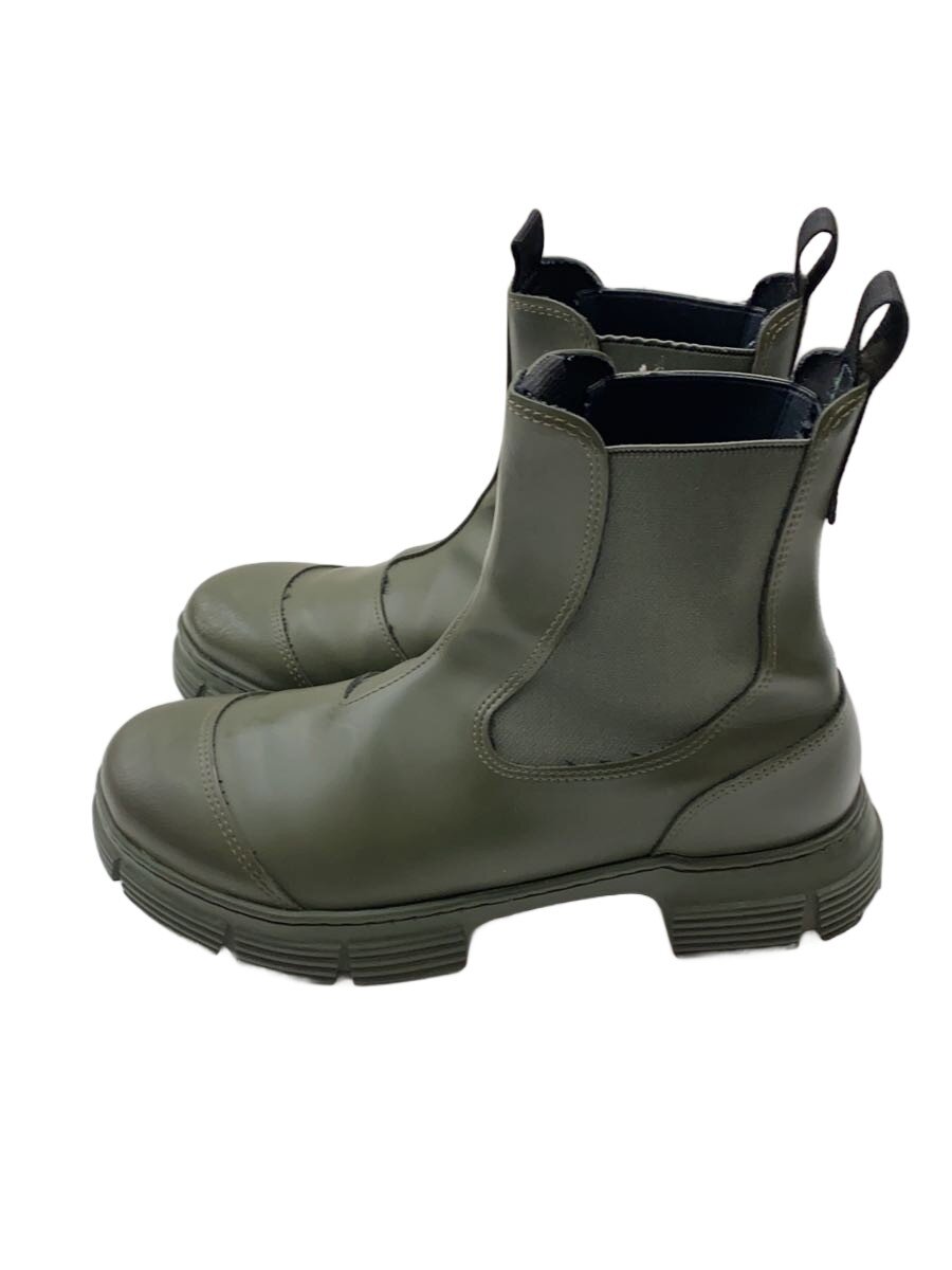 【中古】GANNI◆サイドゴアブーツ/40/KHK【シューズ】|2nd STREET 店