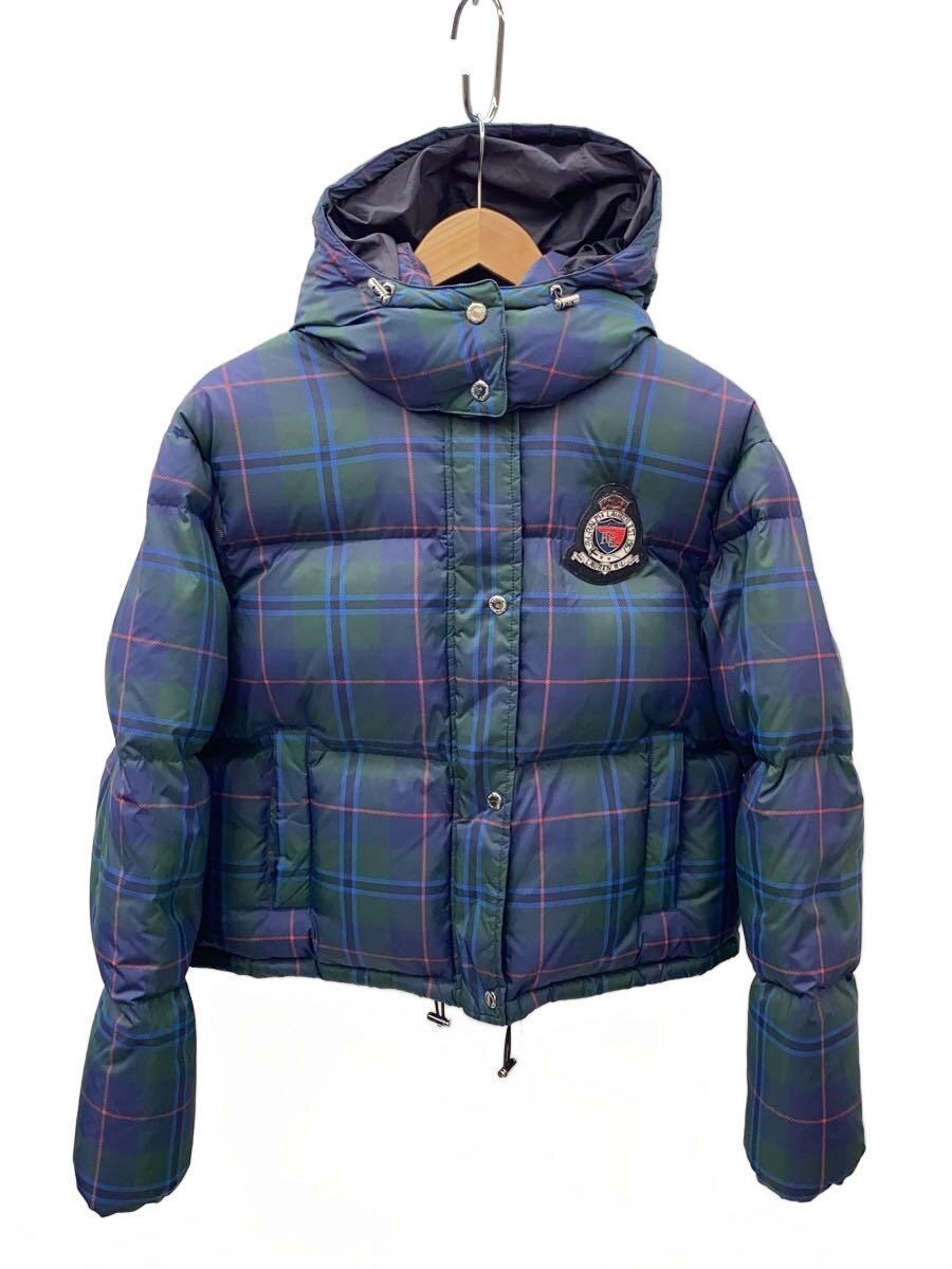 【中古】LAUREN RALPH LAUREN◆ローレンラルフローレン/フーディダウンジャケット/L/ナイロン/GRN/チェック【レディースウェア】｜2ｎｄ STREET 店