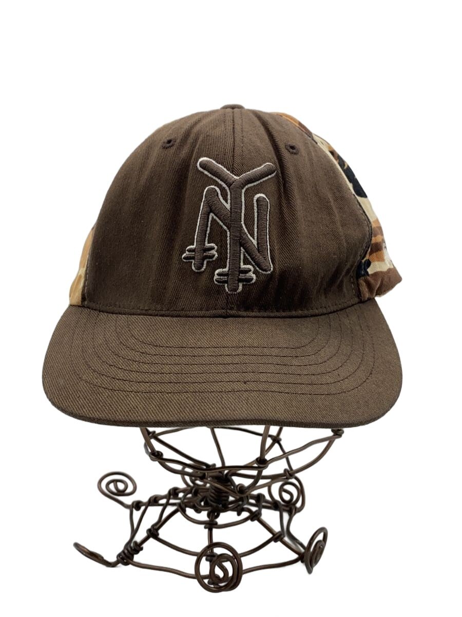 【中古】STUSSY◆鳥打ち帽/L-XL/綿織物/BRW/メンズ//【服飾雑貨他】