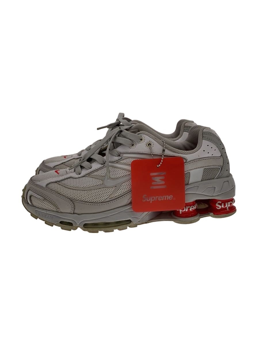 【中古】Supreme◆NIKE SHOX RIDE 2 SP/ローカットスニーカー/26.5珊/WHT/DN1615-100【シューズ】