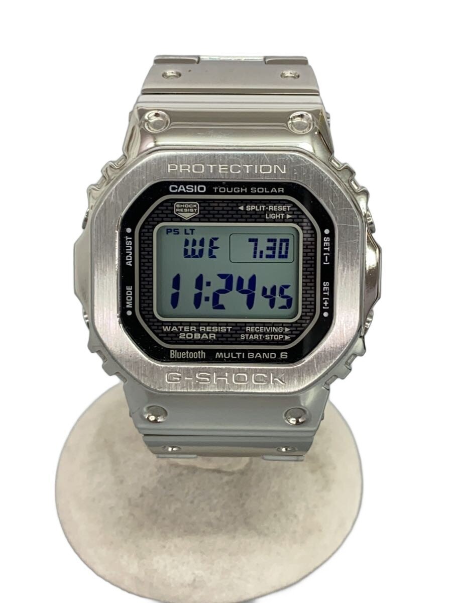 【中古】CASIO◆ソーラーウオッチ/デジタル/ステンレス鋼/GMW-B5000D【服飾雑貨他】
