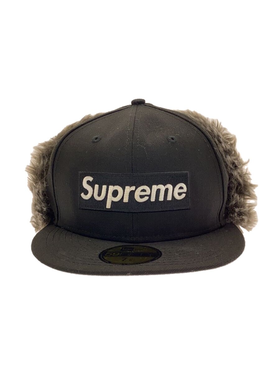 【中古】Supreme◆上端御召しもの/7 3/8/綿織物/BLK/メンズ/※ヨゴレ有【服飾雑貨他】