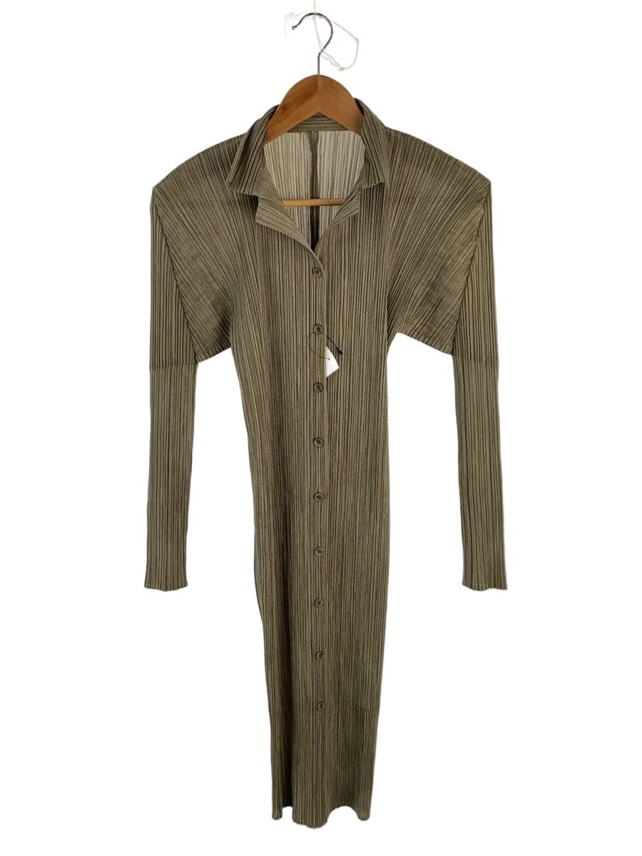 【中古】PLEATS PLEASE ISSEY MIYAKE◆長袖衣装/3/ポリエステル/PP73-JK225【レディース御召しもの】