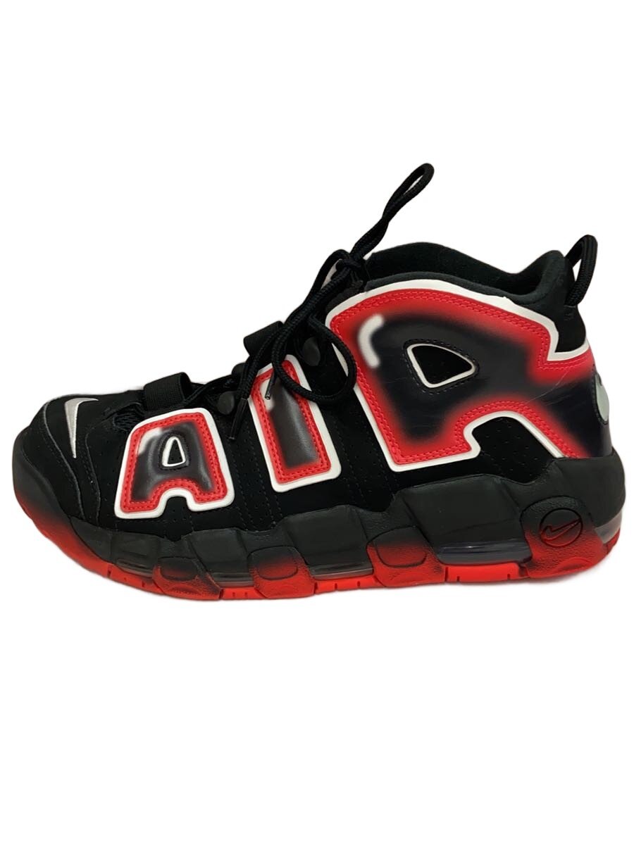 【中古】NIKE◆AIR MORE UPTEMPO 96/エアモアアップテンポ 96/黒いこと/CJ6129-001/28.5珊/【シューズ】